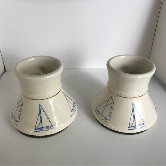 No spill no slip nautical sailboat coffee mugs - Picture 4 of 5